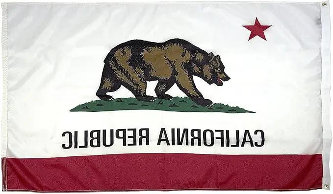 FlagSource California Nylon State Flag, Made in the USA, 4x6', photo 2 of 6