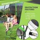 14FT 12FT 10FT 16FT Trampoline with Safety Enclosure, Anti-Rust Coating – ASTM Certified, Heavy-Duty Outdoor Trampoline with Ladder – for Kids & Adults by TinyTreasures Baby Boutique