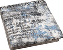 Non-Slip Washable 5x7 Area Rugs for Living Room Bedroom, Ultra Soft Bedside Rug, Indoor Floor Carpet for Kids Girls and Boys, Dorms, Nursery Rooms, Non-Skid Area Rug, 5' x 7', Abstract Blue - Grey by TinyTreasures Baby Boutique