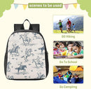 Western Cowboy Toddler Backpack Waterproof Mini Backpack Boys/Girls Cute Kindergarten Pre School Bags 13 Inch by TinyTreasures Baby Boutique