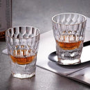 KAMMAK Crystal Whiskey Glasses Set of 2, Handcrafted 6.09oz Old Fashioned Glasses Stemless, Luxury Cocktail Glasses, Hand Blown Scotch Cup for Women, Men Gift for Rocks, Bourbon, Bar Barware by CozyNest Decor