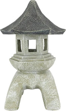 Design Toscano Asian Decor Pagoda Lantern Indoor/Outdoor Statue, Set of 2 Large, Cast Stone Resin, Two Tone Stone Finish by GreenHaven Gardens