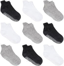 Zaples Baby Non Slip Grip Ankle Socks with Non Skid Soles for Infants Toddlers Kids Boys Girls by TinyTreasures Baby Boutique