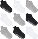 Zaples Baby Non Slip Grip Ankle Socks with Non Skid Soles for Infants Toddlers Kids Boys Girls by TinyTreasures Baby Boutique