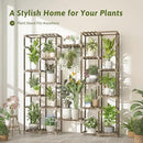Plant Stand Indoor Tall Hanging Plant Shelf 16 Tiers Large Outdoor Plant Rack for Multiple Plants Wood Plant Holder for Living Room Garden Balcony by GreenHaven Gardens