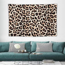 HZOHNAGO Leopard Print Tapestry Rustic Brown Leopard Wild Animal Printed Wall Tapestry Painting Wall Hanging for Bedroom Living Room Dorm 90" W x 60" H by CozyNest Decor