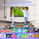 TV Dance Mat Games - Wireless Music Electronic Dance Mat Fun Dance Fitness Games for Kids, Christmas and Boys and Girls Birthday Gift Ideas, Silver Gray by TinyTreasures Baby Boutique