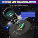 Galaxy Projector, 13 in 1 HD Planetarium Star Projector for Bedroom, 360 Rotating Star Projector Light with Adjustable Knob and Timer for Kids, Ceiling, Gifts, Room Decoration by TinyTreasures Baby Boutique