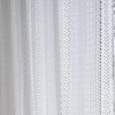 Sutuo Home Boho Sheer Curtain 108 Inches Long, Crochet Lace with Bohemian Hollow Knitted Handmade Tassels,Vintage Farmhouse Window Treatment for Bedroom, Rod Pocket, 1 Panel 59" W x 108" L, White by CozyNest Decor