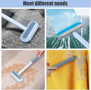 2 PCS Pet Hair Remover for Furniture,4 in 1 Reusable Lint Brush with 17-Inch Handle, Washable Tool for Dog and Cat Hair on Couches, Carpets, Clothes, Bedding, and Cars by CozyNest Decor