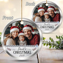 Personalized Baby’s First Christmas Photo Christmas Ornament 2025 - My First Holiday Keepsake - Custom Newborn Ornament - Sweet Gift for New Parents Mom Dad - Baby Holiday Memory Decoration by TinyTreasures Baby Boutique