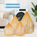 4Pcs Mesh Laundry Bags Washing Machine Mesh Wash Bags for Clothes,Underwear,Lingerie, Bed Linen with Drawstring Closure Sturdy(4 Size, Yellow) by TinyTreasures Baby Boutique