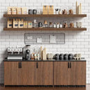 Heimlove 55 Inch Long Floating Shelves for Wall,9.3" Deep Walnut Floating Shelves Set of 2,Large Display Shelf & Storage Shelf,Wall Shelves for Bedroom Living Room Kitchen Office,Wall Mounted Shelf by CozyNest Decor
