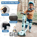 Soft-Style Kids Knee and Elbow Pads with Bike Gloves, Flexible Impact-Resistant Gear for Ages 2-11, Designed for Balance Bikes, Roller-Skating, and Skateboarding by TinyTreasures Baby Boutique