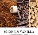 2 Pack Smoke & Vanilla Candle | Candles for Men - Masculine Candle, Soy Candles for Home Scented - Gifts for Men, Home Fragrance Gifts - Each of 7oz by CozyNest Decor
