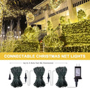 JMEXSUSS 360 LED Christmas Net Lights Outdoor Waterproof, Connectable 12ft x 5ft Net Lights Outdoor Mesh Lights with Remote, Plug in Warm White Net Lights for Bushes Shrubs Christmas Decorations by GreenHaven Gardens