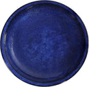 Sunnydaze Ceramic Bird Bath for Outside - 16" H - UV- and Frost-Resistant - Pedestal Bird Bath - Blue Glazed Bowl - Blue Glaze Finish by GreenHaven Gardens