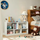 Toy Organizers and Storage, 5-Section Kids Bookshelf for Organizing Books Toys, School Classroom Wooden Storage Cabinet for Children's Room, Playroom, Nursery by CozyNest Decor