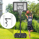 RunNico Basketball Goal Anchor, Heavy Duty Basketball Hoop Tie Down Kit, Court Setup Ground Stakes with Adjustable Straps for Basketball Mounting Trampoline Swing Tent by TinyTreasures Baby Boutique
