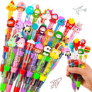 LiYiQ 24PCS Multicolor Pen in One Fun 4-in-1 Cute Pens Bulk Kawaii Cool Ballpoint Pens for Kids Fun Gifts by TinyTreasures Baby Boutique