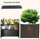 Metal Planter Box Rectangular Planter, 35.5" Lx 10" Wx 28" H Terrazzo Pink Large Planters with Drainage Holes, Galvanized Steel Tall Planters for Patio/Porch by GreenHaven Gardens