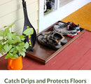 Good Directions Large Boot Tray, Circles Multi-Purpose All Weather Decorative Boot Tray, Shoes, Plants, Garage, Patio Door, Pet Bowls, 34 inch Entry Indoor Shoe Tray, Copper Finish by CozyNest Decor