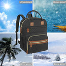 Diaper Bag Backpack for Women Large Capacity with Insulated Pockets Multifunctional Diaper Bags For Baby Girl Boy Waterproof Baby Bags For Mama Maternity Travel Bag Black by TinyTreasures Baby Boutique