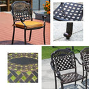 Outdoor Dining Chair Cast Aluminum Patio Chairs Set of 2 All-Weather Patio Dining Chair with Adjustable Feet for Backyard Garden (Orchid Chair) by GreenHaven Gardens