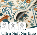 Moynesa Washable Boho Bird 6x9 Area Rugs, Ultra Thin Soft Living Room Rugs for Bedroom Non Slip, Stain Resistant, Easy Clean, Large Beige Indoor Throw Carpet for Dining Room Office Nursery by TinyTreasures Baby Boutique