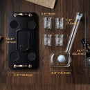 Golf Whiskey Decanter Set with 4 Golf Ball Shot Glasses, Unique Golf Gifts for Men Women, 750ml Golf Themed Liquor Dispenser, Golf Club Drink Dispenser for Bourbon, Scotch, Vodka, Tequila by CozyNest Decor