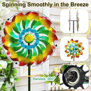 Wind Spinner - Metal Large Wind Spinners Outdoor - Windmill for Yard and Garden, Gift for Family, Friends, Garden Lovers(74'' x 22'') by CozyNest Decor