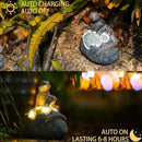 Solar Garden Outdoor Statues Lizard with LED Lights - Lawn Decor Lizard Statue for Patio, Balcony, Yard Ornament - Unique Housewarming Gifts by GreenHaven Gardens