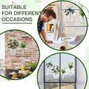 Baderke 4 Pcs Wall Hanging Planter Wall Window Propagation Station Hanging Planter Glass Terrarium Container Plant Propagation Station Vase for Garden Office Decor(Geometric) by GreenHaven Gardens