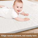 Baby Play Mat, 59x59 Inch Foldable Play Mats for Babies and Toddlers, Waterproof & Anti-Slip Reversible Portable Baby Floor Crawling Mat Foam Playmat for Tummy Time by TinyTreasures Baby Boutique