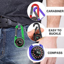12 Pcs Mini Compass Keychain for Kids Bulk, Small Pocket Magnetic Compass Survival Hiking for Outdoor Survival Camping Party Backpacking Accessory by TinyTreasures Baby Boutique