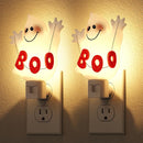 DORESshop Halloween Night Light Plug in, Ghost Night Lights Plug into Wall, Plug in Nightlight with 360° Rotatable, Cute & Funny Halloween Party Decorative for Adults,Kids,Gift, Pocky Decor,2 Pack by TinyTreasures Baby Boutique