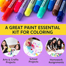 JOYIN 36 Colors Washable Tempera Paint Sticks, Art Supplies, Paint for Kids, Quick Drying and No Mess Arts Project, Gifts for Kids and Artists by TinyTreasures Baby Boutique