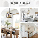 ANKYLHUA Black Gold Chandelier,6-Lights Ceiling Light Fixture E12,Adjustable Hight Pendant Lights Kitchen Island,Chandeliers for Dining Room,Bedroom,Entryway,Foyer by CozyNest Decor