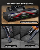 Cordless Vacuum Cleaner for Home, Upgraded 60Kpa Powerful Suction Pet Hair Vacuum with 70min Runtime, Green LED Light for Hardwood Floors & Carpet, Self-Standing Rechargeable Stick Vacuum by CozyNest Decor