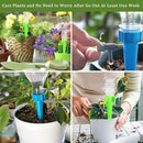 24PCS Self Watering Spikes for Plants, Self Watering Planter Insert with Adjustable Drip Valve, Auto Vacation Plant Watering Devices Plants Water System by GreenHaven Gardens
