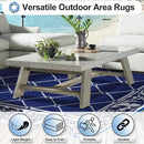 OutdoorLines Indoor Outdoor Rug for Patio 6x9 ft - Reversible Outside Carpet, Stain & UV Resistant Portable RV Mat, Plastic Straw Rug for Camping, Pool Deck, Porch Rhombus Navy & White by GreenHaven Gardens