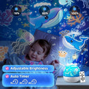 PIKOY Kids Toys for Girls Gifts, 15 Films Light Projector for Girls Toys Age 6-8, 15 Soothing Music for Kids Toys 0-10,Star+Unicorn+Princess+Mermaid Projector Toddler Girl Toys, 1 Year Old Girl Gifts by TinyTreasures Baby Boutique
