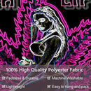 ADDWel Blacklight Tapestry for Bedroom, Tapestry Glow In The Dark, UV Reactive Black Light Posters Wall Hanging for Bedroom Dorm Living Room Backdrop Decor by CozyNest Decor
