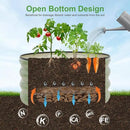 Galvanized Round Raised Garden Bed Outdoor-2Pack Raised Beds for Gardening| Metal Planter Box 2x2x1FT, Green by GreenHaven Gardens