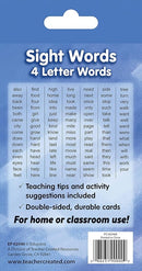 Teacher Created Resources Sight Words Flash Cards - 4 Letter Words (EP62040, 3-1/8" x 5-1/8" by TinyTreasures Baby Boutique