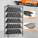 REIBII 6-Tier Metal Shelving Unit Storage Shelves, Sturdy Wire Shelving Adjustable Deep Pantry Shelves Load 800LBS Storage Rack for Kitchen Pantry Closet, Keep Organized, 2 Pack by TinyTreasures Baby Boutique