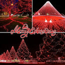 150LIGHTS RED Extra-Bright with End Connectors Christmas Decorative Lights 9.72m UL Certified Mini String Light Set Waterproof for Home Garden Holiday Christmas Tree Party Patio Decor Wedding by CozyNest Decor