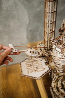 Wood Trick Offshore Rig Platform Wooden 3D Puzzles for Adults and Kids to Build - Interactive Movable Platform - Wooden Models Engineering DIY Project Mechanical 3D Wooden Puzzles Model Kits for Adult by TinyTreasures Baby Boutique