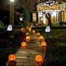 Afirst Halloween Ghosts Pathway Solar Lights Handblown Glass Waterproof Outdoor Halloween Decoration Solar LED Outdoor Décor Front Porch Decor 2 Pack by GreenHaven Gardens
