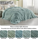 GONAAP Fuzzy Faux Fur Throw Blanket Ice Blue Super Soft Cozy Plush Fuzzy Shaggy Blanket for Couch Sofa Bed (Ice Blue, Throw(50"x60")) by CozyNest Decor